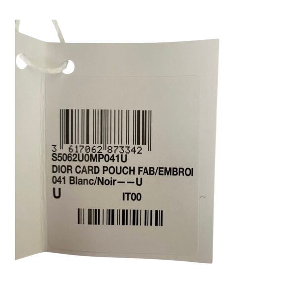 NIB Christian Dior de Paris Embroidered Cosmetic Pouch Dust Bag Box - Picture 6 of 10